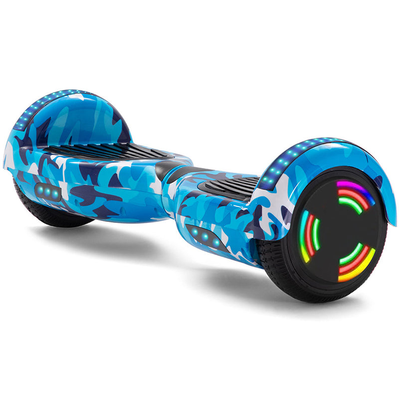 Hyllux Hoverboard Camo - Blue 6.5"