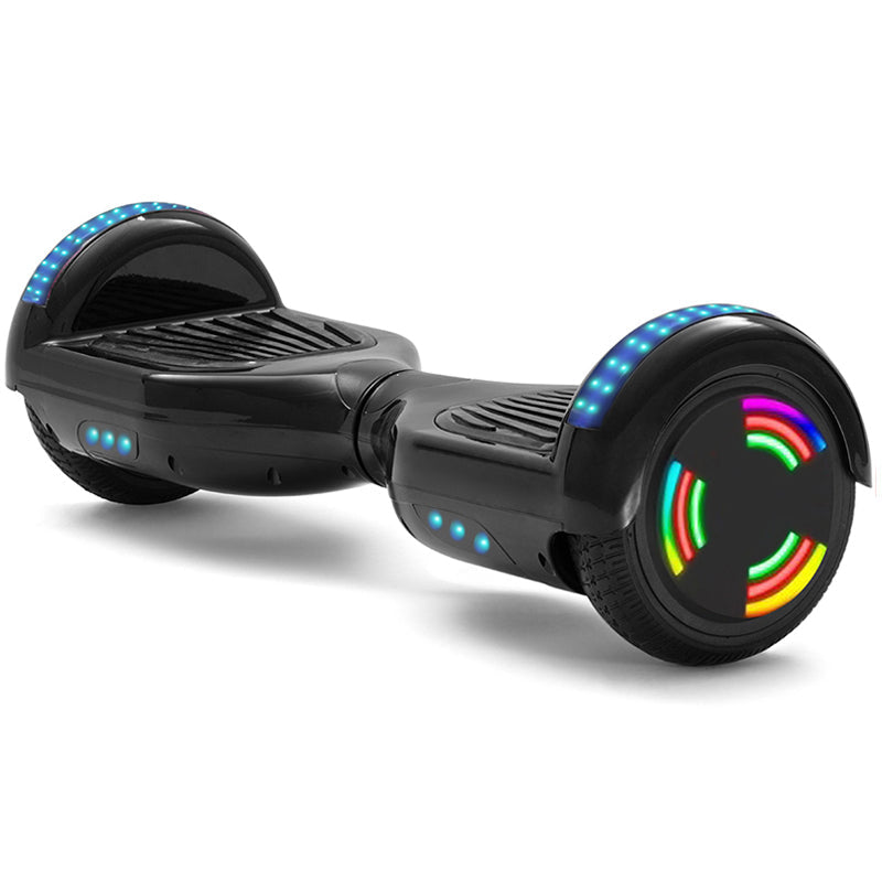 Hyllux Hoverboard Chrome 6.5" - Black